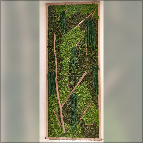 Fresh Moss Wall Design