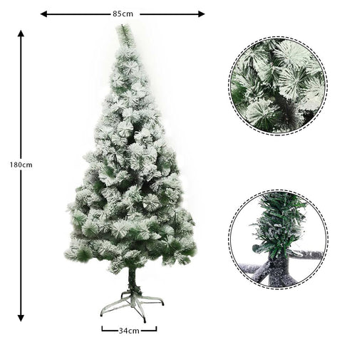 Artificial Snow Frosted X-Mas Tree