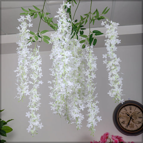 2pcs Artificial Hanging Jasmine Flower