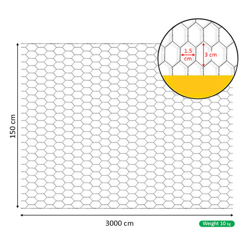 Galvanized Chicken Wire Mesh