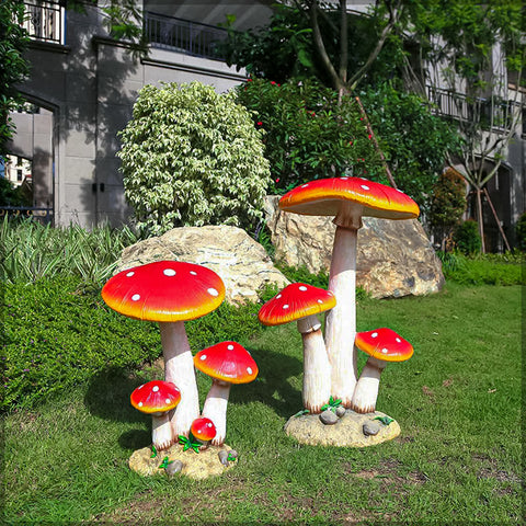 Garden Mushroom Sculpture