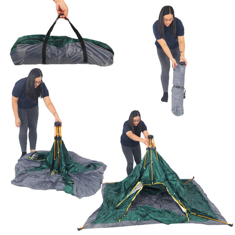 Green Portable Pop-up Camping Tent