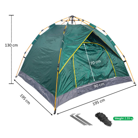 Green Portable Pop-up Camping Tent