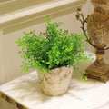 Artificial greenery bushes for vibrant home accents