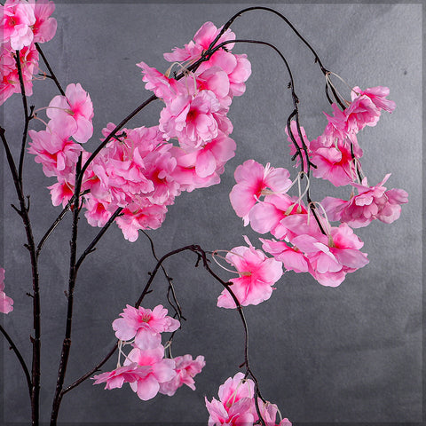 2pcs Artificial Hanging Sakura Flower Stem