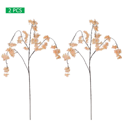 2pcs Artificial Hanging Sakura Flower Stem