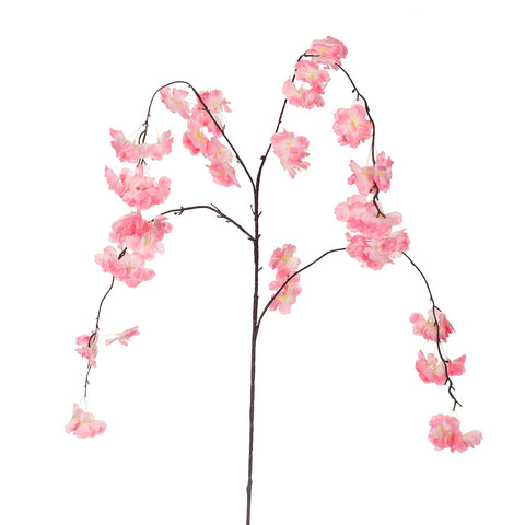 2pcs Artificial Hanging Sakura Flower Stem