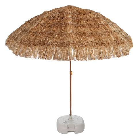 Hawaiian Style Straw Outdoor Umbrella without Base