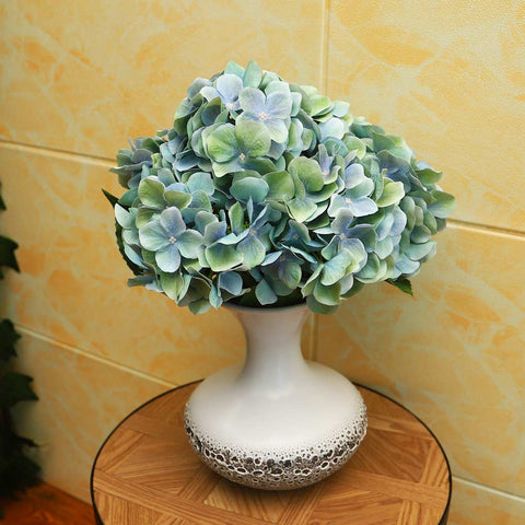 2 pcs Fake Hyrangea Flowers Bunches