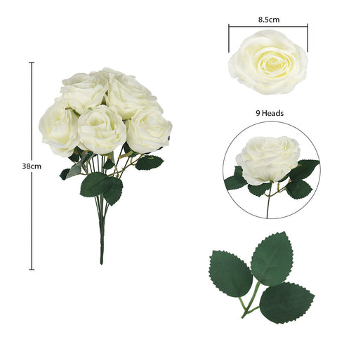 Artificial Silk Rose Flowers