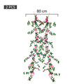 Faux cherry vine hanging garland for seasonal decor