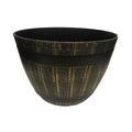 Wooden design plants pot