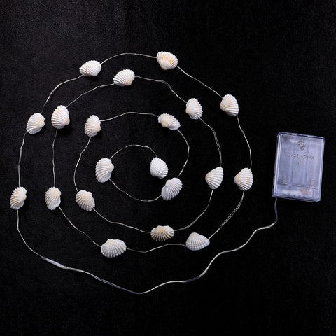 Christmas LED Lights String With Seashell