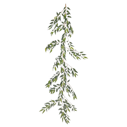 Artificial willow leaves vine for home decor