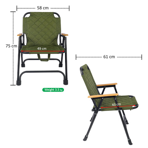 Lightweight Portable Canvas Camping Chair