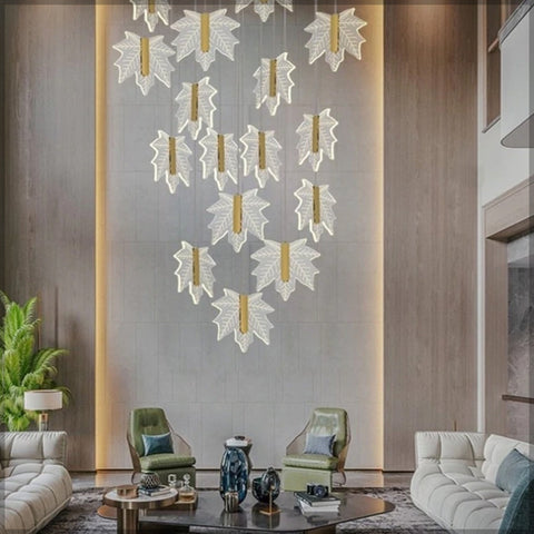 Decorative Maple Leaf Hanging Ceiling Lights