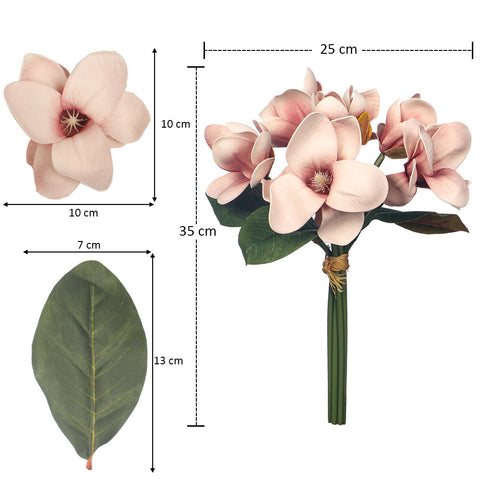 2bunches Artificial Magnolia Flowers in Bunch