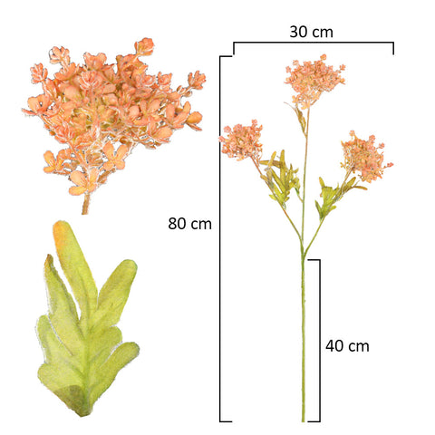 2pcs Artificial Meadowsweet Flower