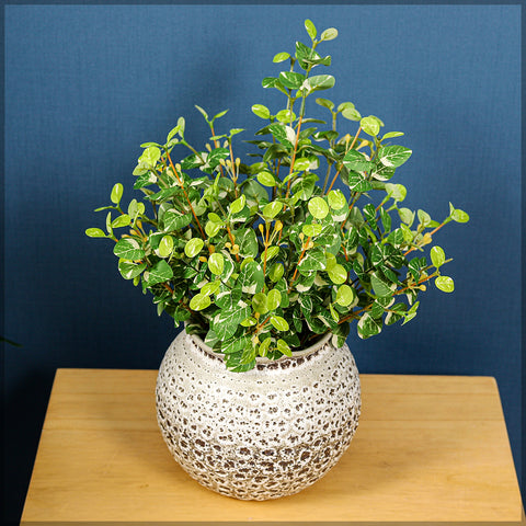 Realistic artificial mini eucalyptus bunch for decor