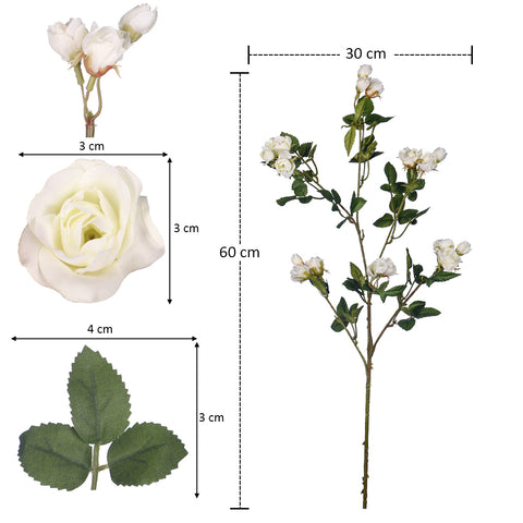 Artificial Mini Rose Flower Stem