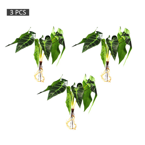 3pcs Artificial Mini Tropical Plant