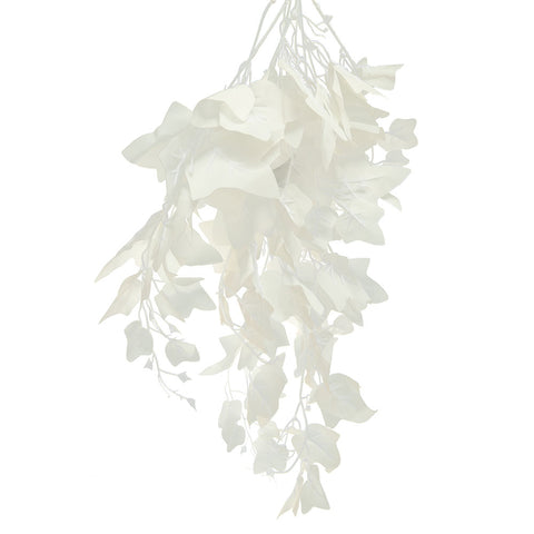 Artificial Bunch Ivy Vine Leaves White