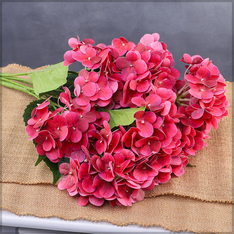 2bunches Nearly Natural 3D Hydrangea Flower