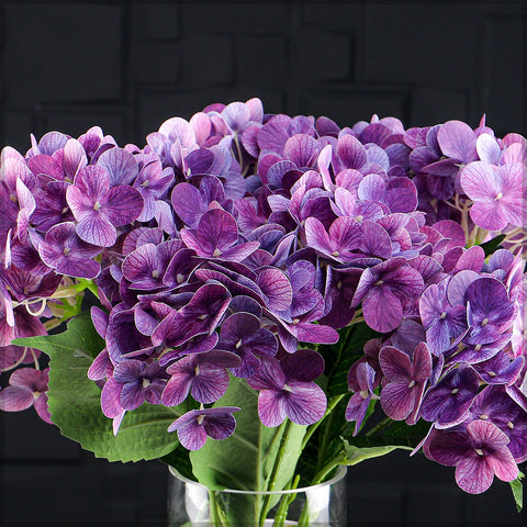 2bunches Nearly Natural 3D Hydrangea Flower