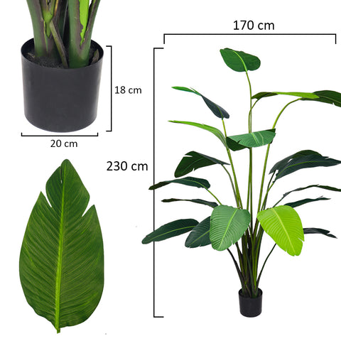 Nearly Natural Artificial Banana Plant 2.3m High