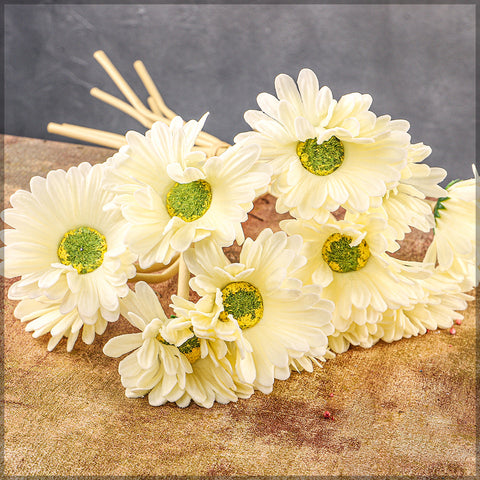 3 bunches Nearly Natural Gerbera Flower