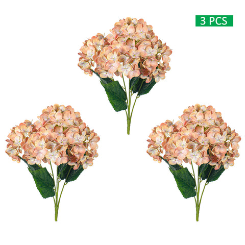 3 pcs Nearly Natural Hydrangea Flower