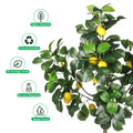 Large artificial lemon tree for indoor decoration