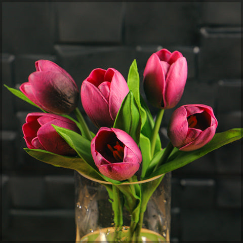 Natural Look Artificial Tulips