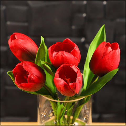 Natural Look Artificial Tulips