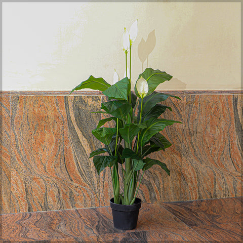 Nearly Natural White Calla Lily Plant