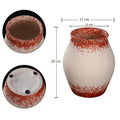 Round Ceramic Vase