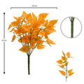 Artificial orange leaves shrub for brightening living rooms