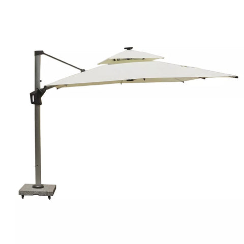 Outdoor Umbrella with 80kg Marble Base