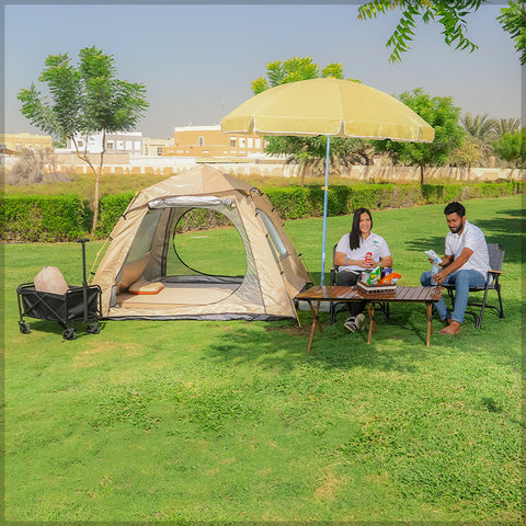 Outdoor Umbrella with Plastic Base