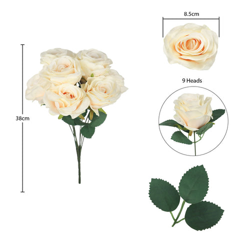 Artificial Silk Rose Flowers