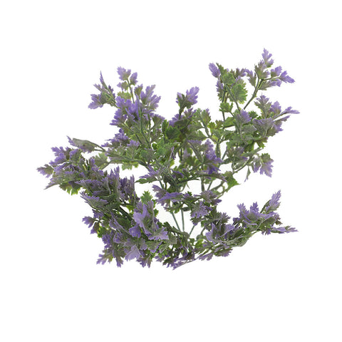 Artificial Frosted Greenery Bunch Purple