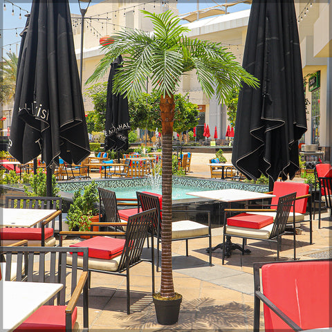 Large artificial palm tree 2.5 m in a decorative pot