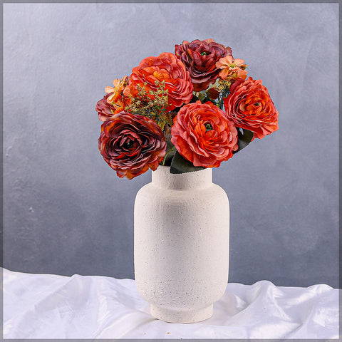 Artificial Silk Peony Flower Bouquet