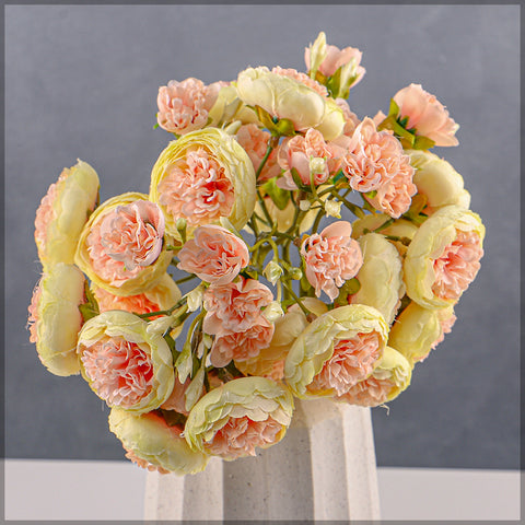 Artificial Mini Peony Flower Bouquet