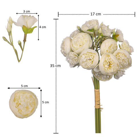 Artificial Mini Peony Flower Bouquet