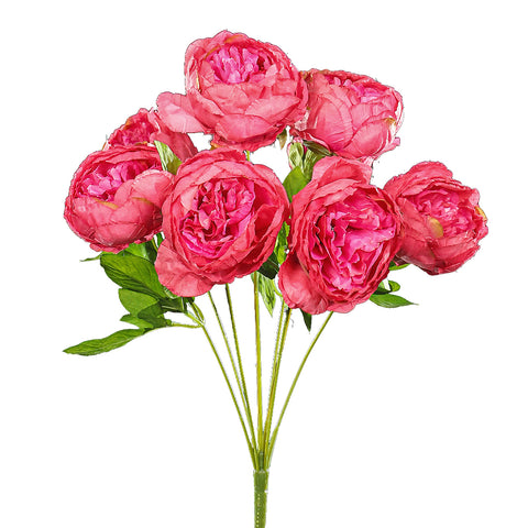 Artificial Silk Peony Flowers