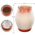 Modern Design Orange-White Ceramic Vases