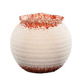 Modern Design Orange-White Ceramic Vases