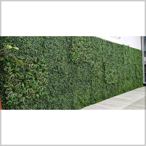 Plastic Grass Panels Wall Decoration