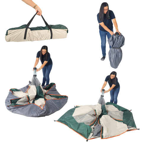 Pop-up Camping Tent with Carry Bag